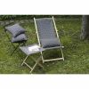 Jardin Privé Losange folding beach lounger 132x55x35 cm