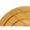 Kinvara 897 round bamboo coaster 19 cm set of 24