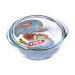 Pan met Deksel Pyrex Essentials 23 x 11 x 27 cm Transparant Glas 32 L
