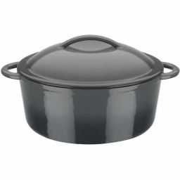 GSW Grey Shadow gietijzeren kookpan 24 cm 4L grijs
