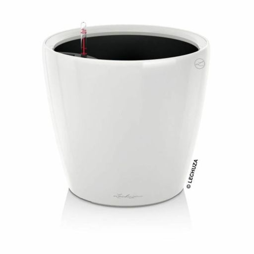 Lechuza Classico Premium LS 28 self-watering pot white Flower pot Lechuza | Huisbest.nl