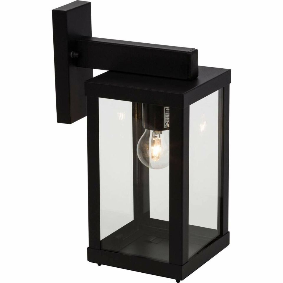 Brilliant Gaia 44482/06 buitenwandlamp zwart IP44 E27 35,5 cm