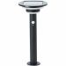 Brilliant Garvina G40406/06 solar LED sokkellamp zwart met bewegingssensor IP44 45 cm