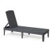 Allibert Jaipur ligstoel grafiet 4 standen 187,5 cm