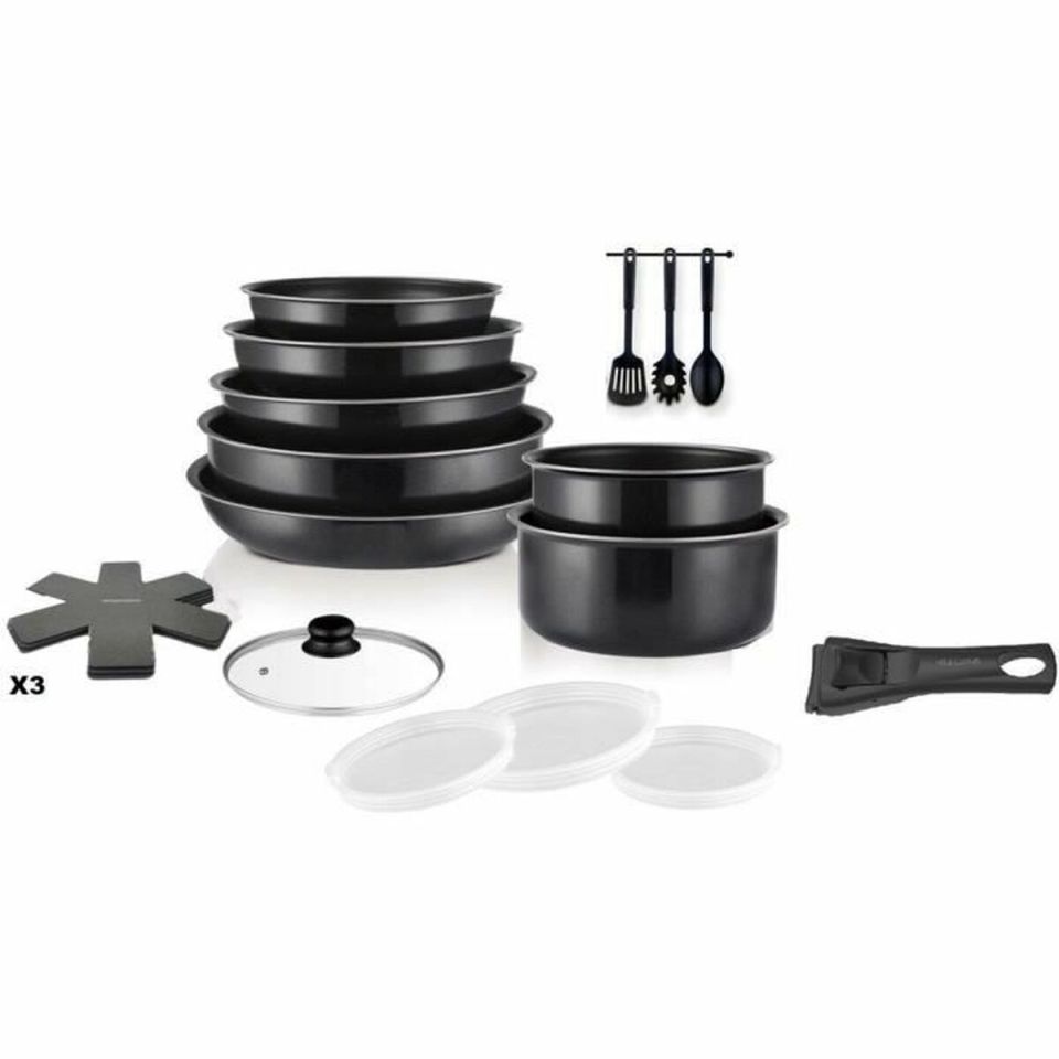 Art & Cuisine AC1824 pannenset 18-delig inductie met afneembaar handvat