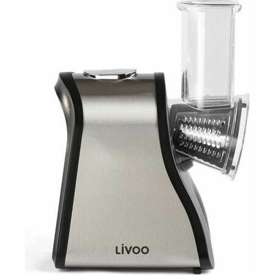 Livoo DOP192 electric grater 4-in-1 stainless steel black 200W