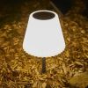 Lumisky Lady Spike Bouffant solar led table lamp white
