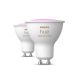 Philips Hue GU10 slimme spots 2-pack wit en kleur