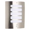 Brilliant Todd 47698/82 outdoor wall light stainless steel with motion sensor IP44 E27 29 cm