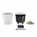 LECHUZA CLASSICO Premium LS 21 planter white high gloss
