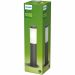 Philips Utrecht Sokkellamp E27 Antraciet IP44