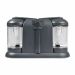 Béaba Babycook Duo babyvoedingmaker grijs 2x 1,1L