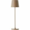 Brilliant Kaami G90939/18 oplaadbare LED tafellamp cappuccino/matgoud IP44 dimbaar