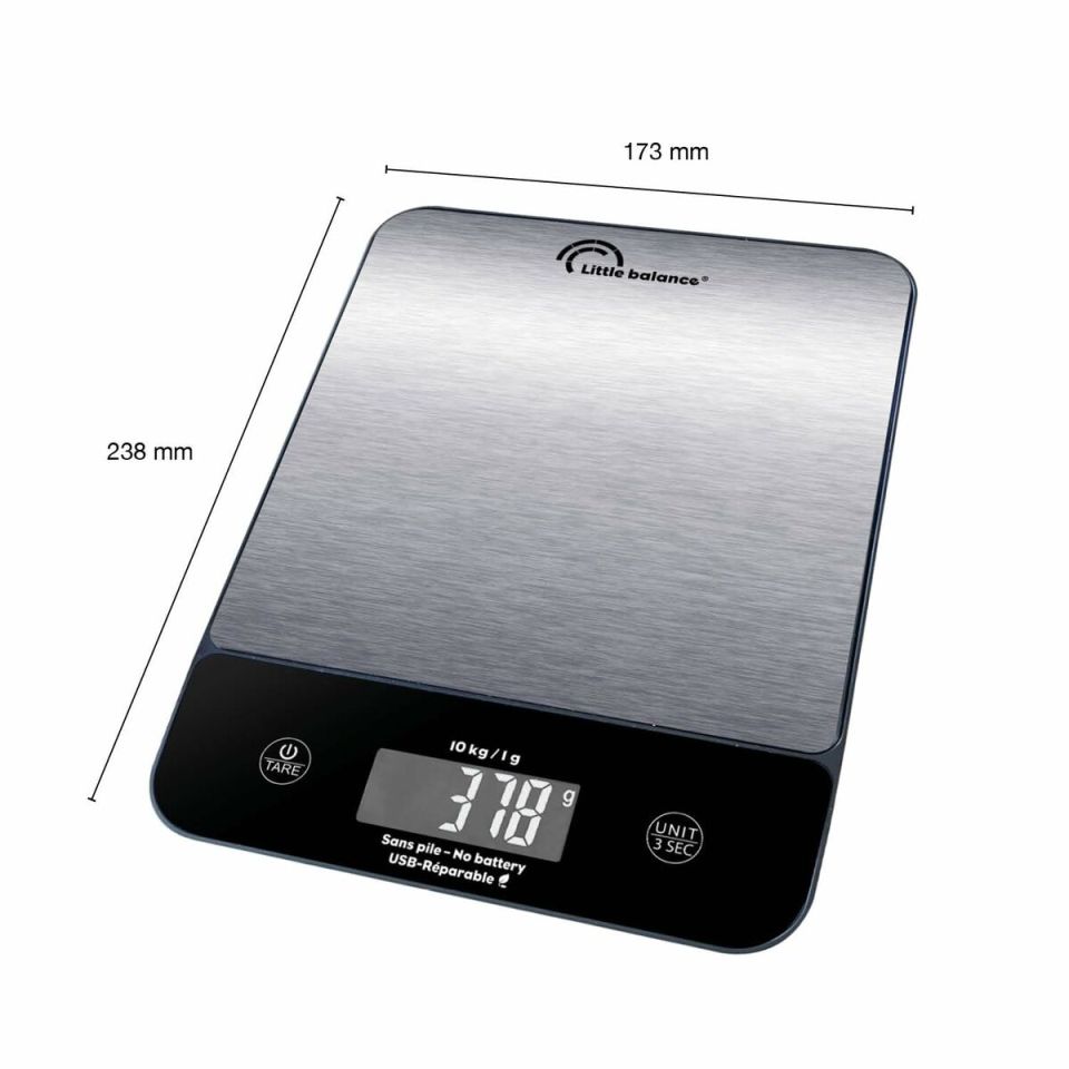 Little Balance 8711 keukenweegschaal 10 kg USB