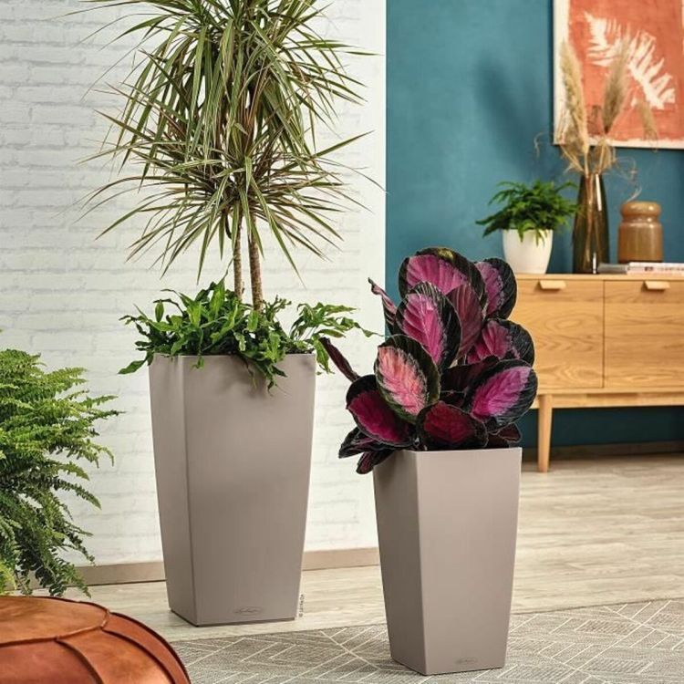 Lechuza CUBICO Color 40 plantenbak zandbruin 31L