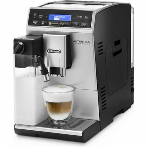 De’Longhi Autentica Cappuccino ETAM29.660.SB volautomaat zilver/zwart Superautomatisch koffiezetapparaat DeLonghi Cappuccino ETAM 29.660.SB Zilverkleurig 1450 W 15 bar 1