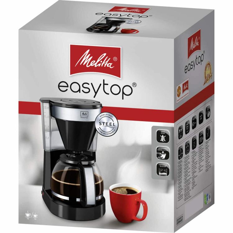 Melitta Easy Top II Filter Coffee Maker Black 1050W
