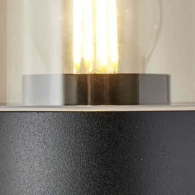 Brilliant Sergioro 96471/63 outdoor wall light black IP44 E27 20.2 cm