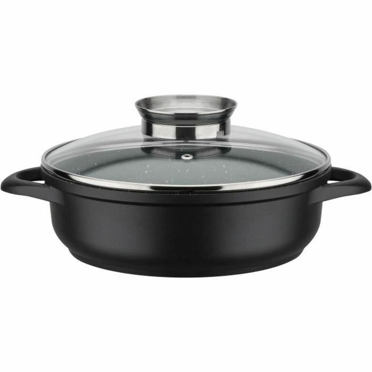 GSW Gourmet Granit inductie pannenset zwart 10-delig