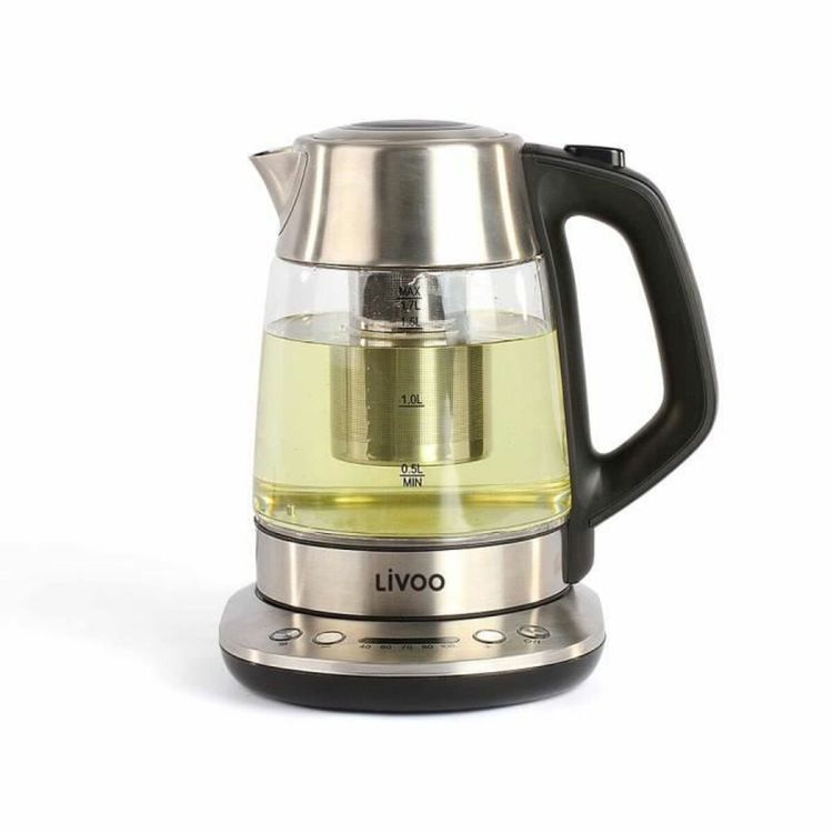 Livoo DOD165 kettle with tea filter 1.7L gray