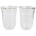 De’Longhi DLSC312 dubbelwandige latte macchiato glazen 330 ml set van 2