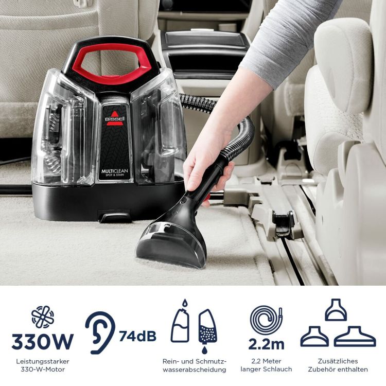 BISSELL MultiClean Spot & Stain 4720M vlekkenreiniger zwart/rood 330 W