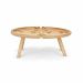 Livoo MES150 snack tray rubber wood with glass holders