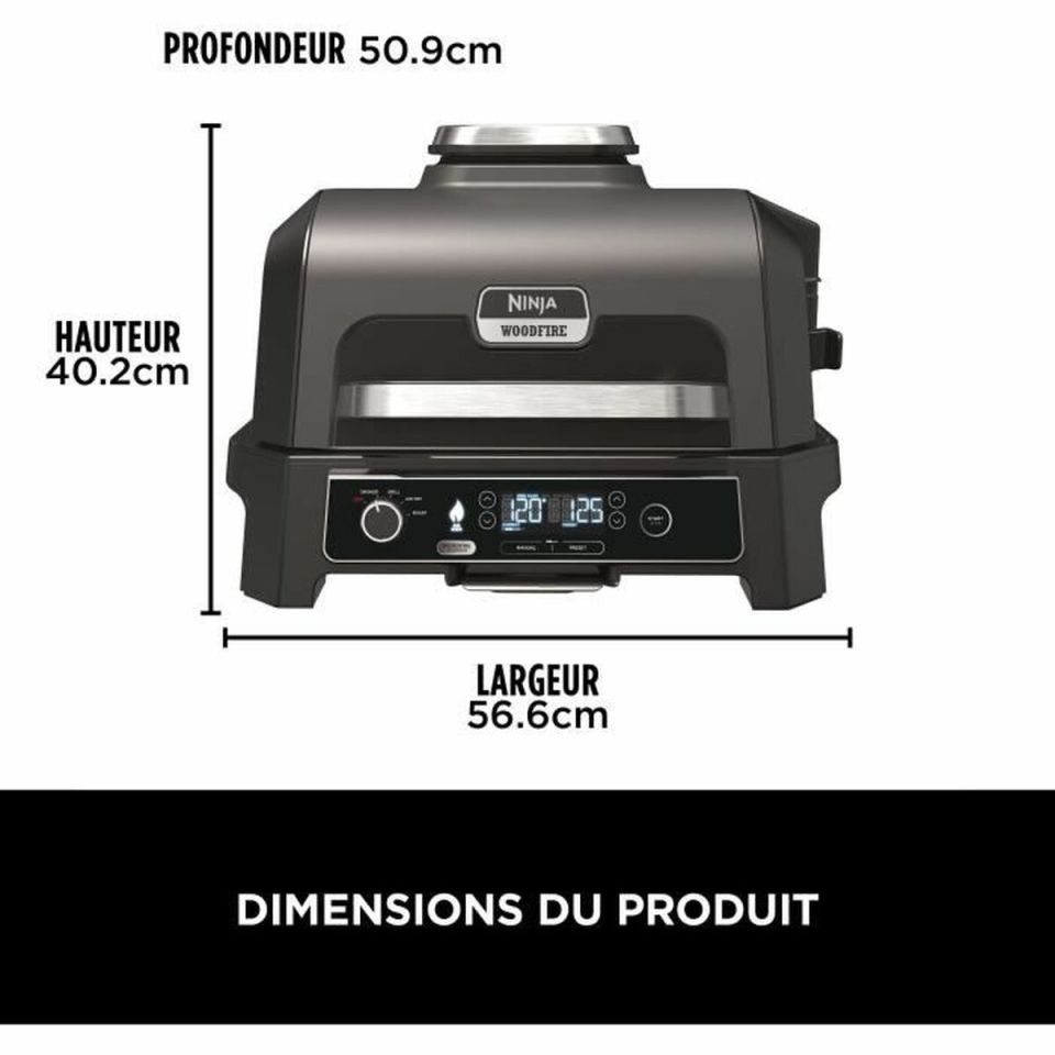 Ninja Woodfire Pro XL OG850EU electric BBQ grill