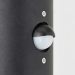 Brilliant Sergioro 96474/63 outdoor wall light black with motion sensor IP44 2xE27