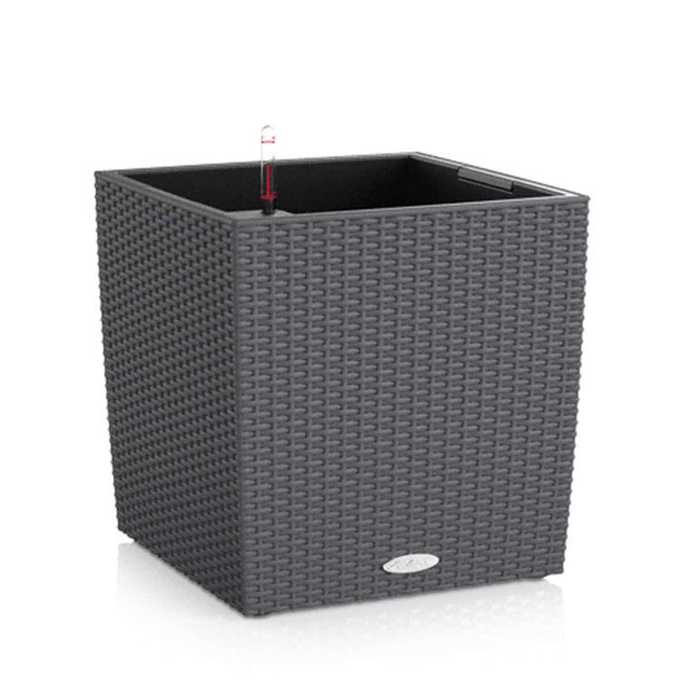 Lechuza CUBE Cottage 30 plantenbak graniet set