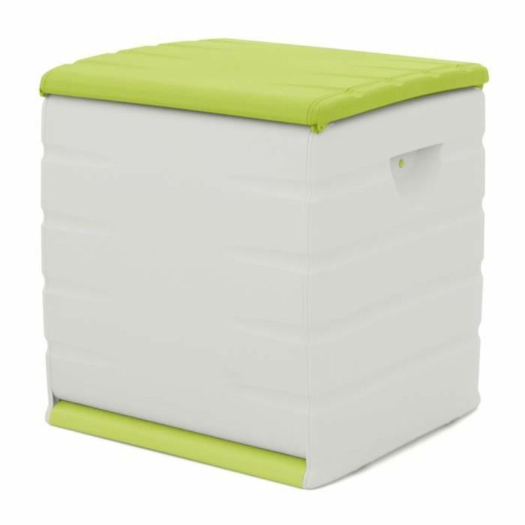 Kist Plastiken Groen Plastic 60 x 61 x 53 cm | Huisbest.nl
