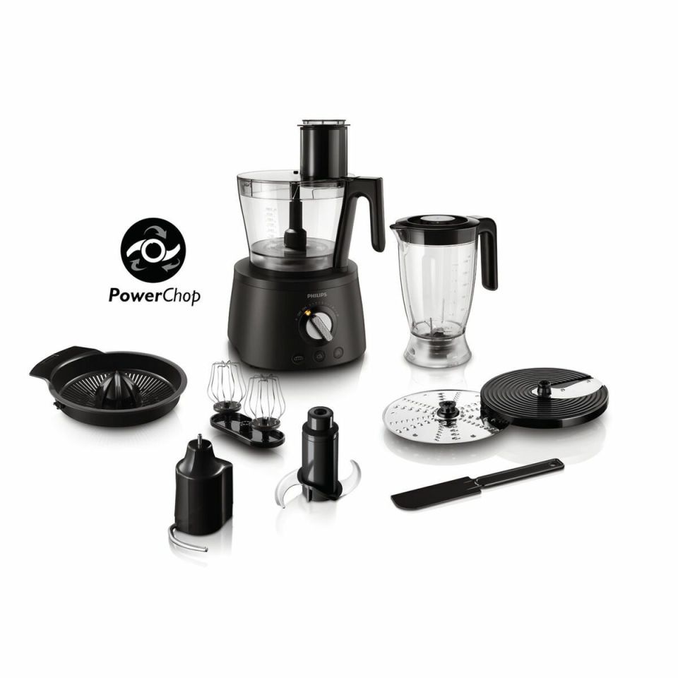 Philips HR7776/90 food processor 1300W 3-in-1 black