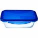 Pyrex Cook & Go rechthoekige schaal 0,8L met deksel