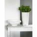 Lechuza CILINDRO Color 23 plantenbak wit 5,5L set