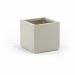 Stefanplast Ethica plantenbak 38L vierkant wit