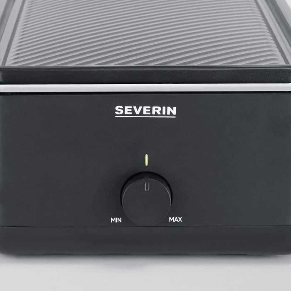 Severin RG2365 Raclette, Black, 1300 W | Serves 8 | 48 x 24 cm