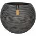 Capi Europe Vase Bulb Rib NL anthracite Ø40 x H32 cm 27L
