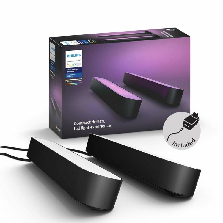 Philips Hue Play lichtbalk 2-pack zwart 2000-6500K