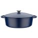 GSW Blue Magic braadpan gietijzer 33 x 26 cm blauw