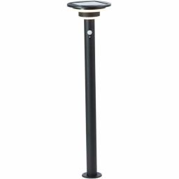 Brilliant Garvina solar staande buitenlamp zwart 85 cm