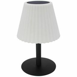 Lumisky Lady Spike Bouffant solar led table lamp white