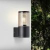Brilliant Sergioro 96471/63 outdoor wall light black IP44 E27 20.2 cm
