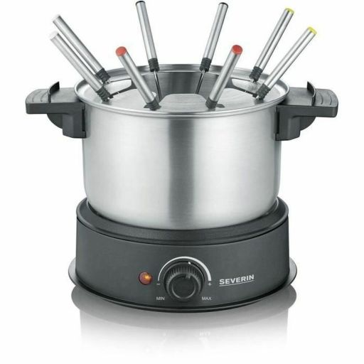 Severin FO2473 RVS fondueset 1500W 1,4 L 8 personen Severin FO2473 RVS fondueset 1500W 1,4 L 8 personen