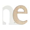 Gift Decor Home MDF fotolijsten wit en bruin 6 stuks