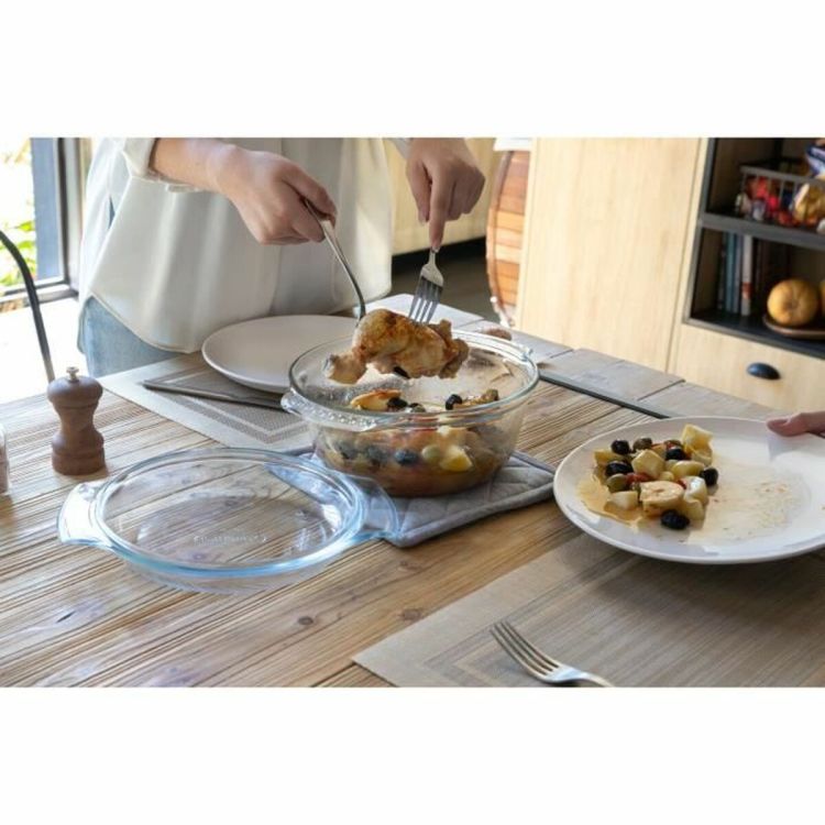 Pyrex 4-in-1 baking dish with lid 1.6 L borosilicate