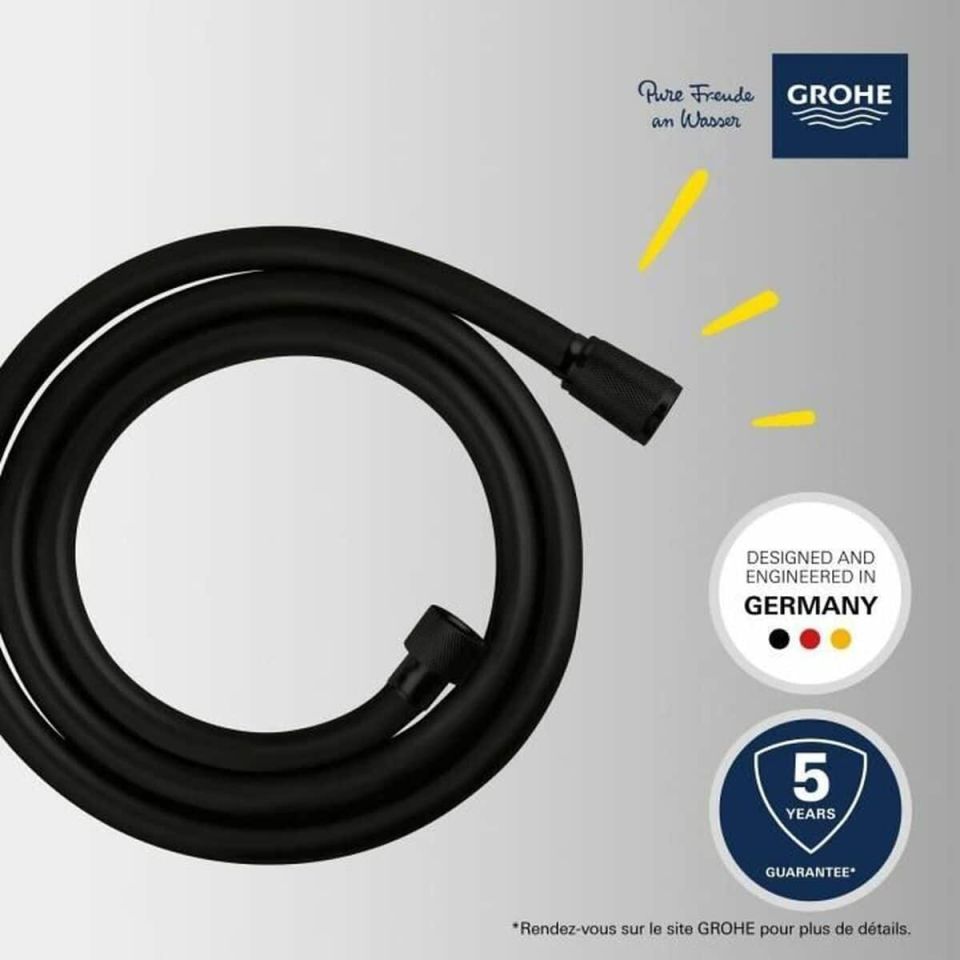 GROHE VitalioFlex Trend doucheslang 150 cm mat zwart