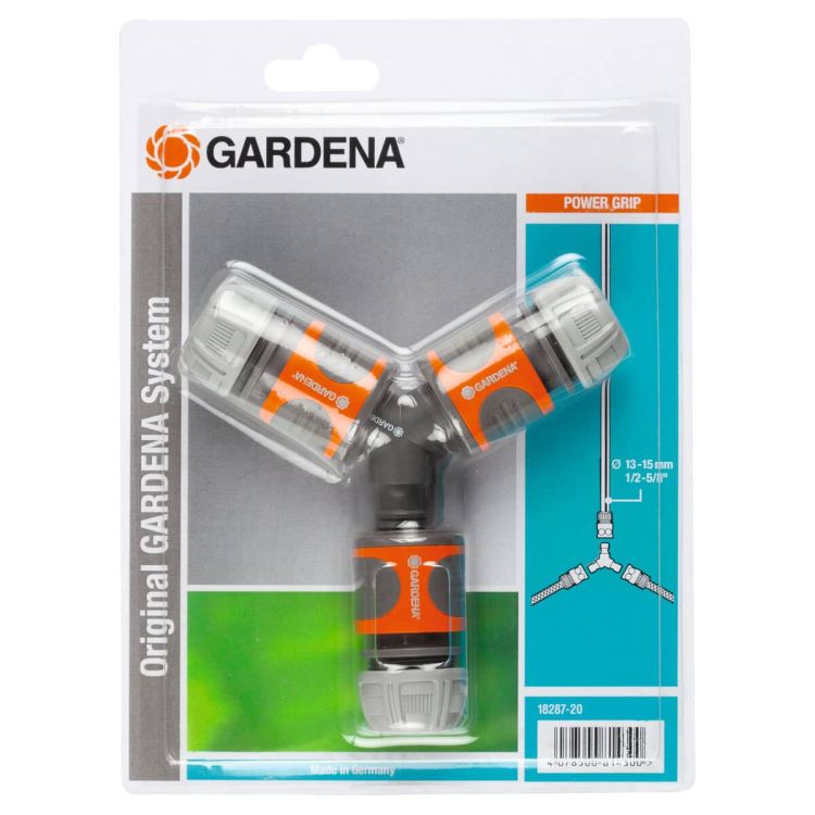Gardena 3-wegset slangvertakker 13-15 mm 4-delig