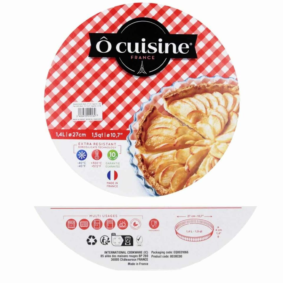 Cakevorm Pyrex 1040902 Transparant