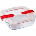 Pyrex Cook & Heat 3x1L vierkante glazen bewaarbakken