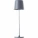 Brilliant Kaami G90939/22 rechargeable LED table lamp gray IP44 37 cm